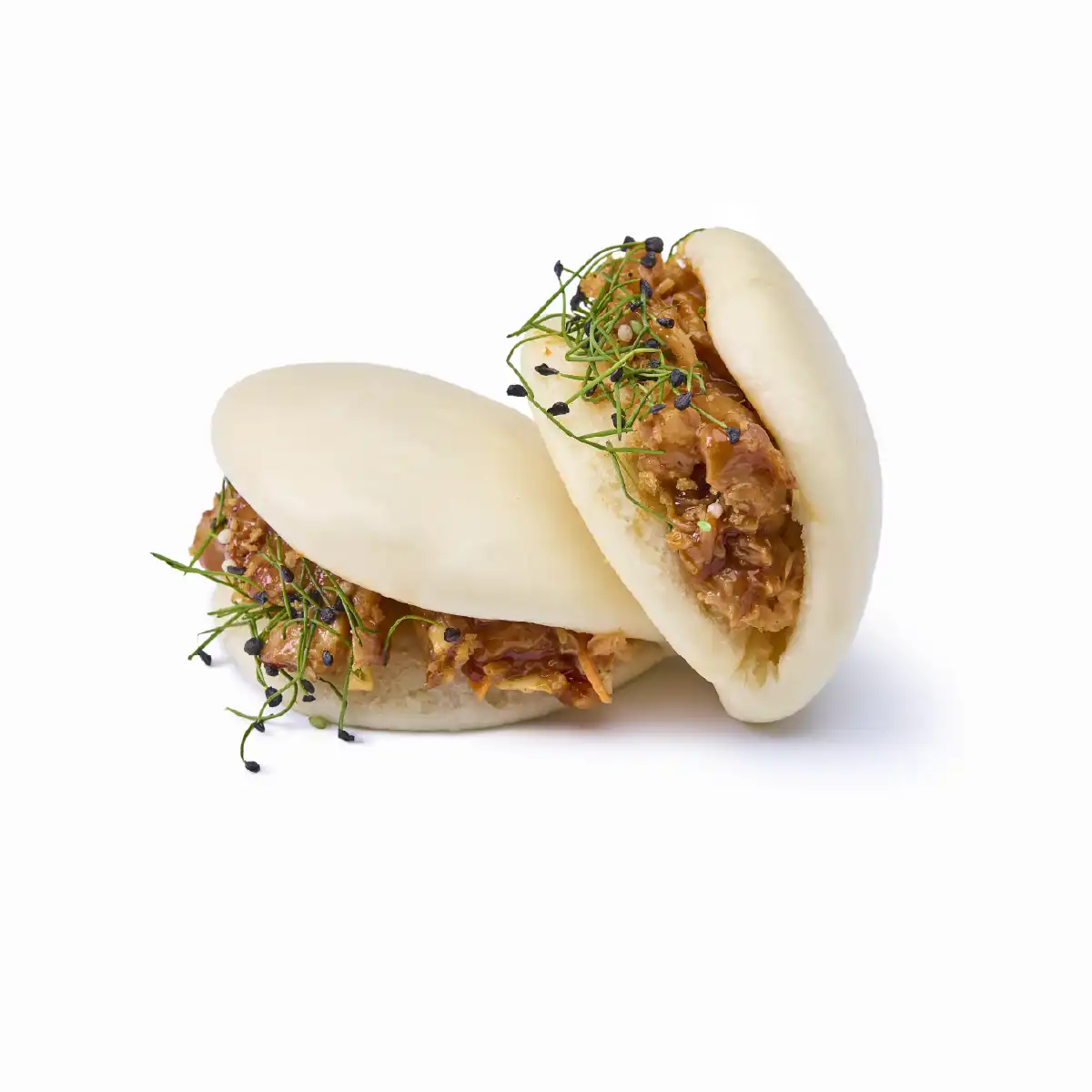 Bao bun með pulled pork